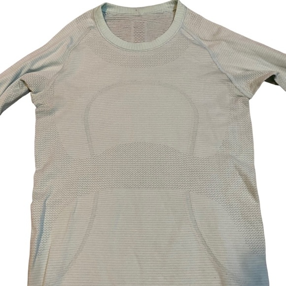 Lululemon Mint Green Long Sleeve Swiftly Shirt Sz 4 - Picture 6 of 9